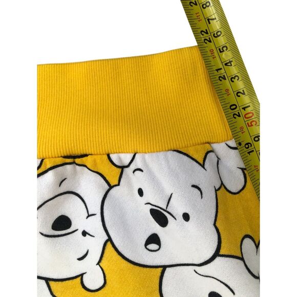 Disney Yellow Winnie the Pooh Cropped Cotton Loungewear Sweatpants 2X - Picture 7 of 14